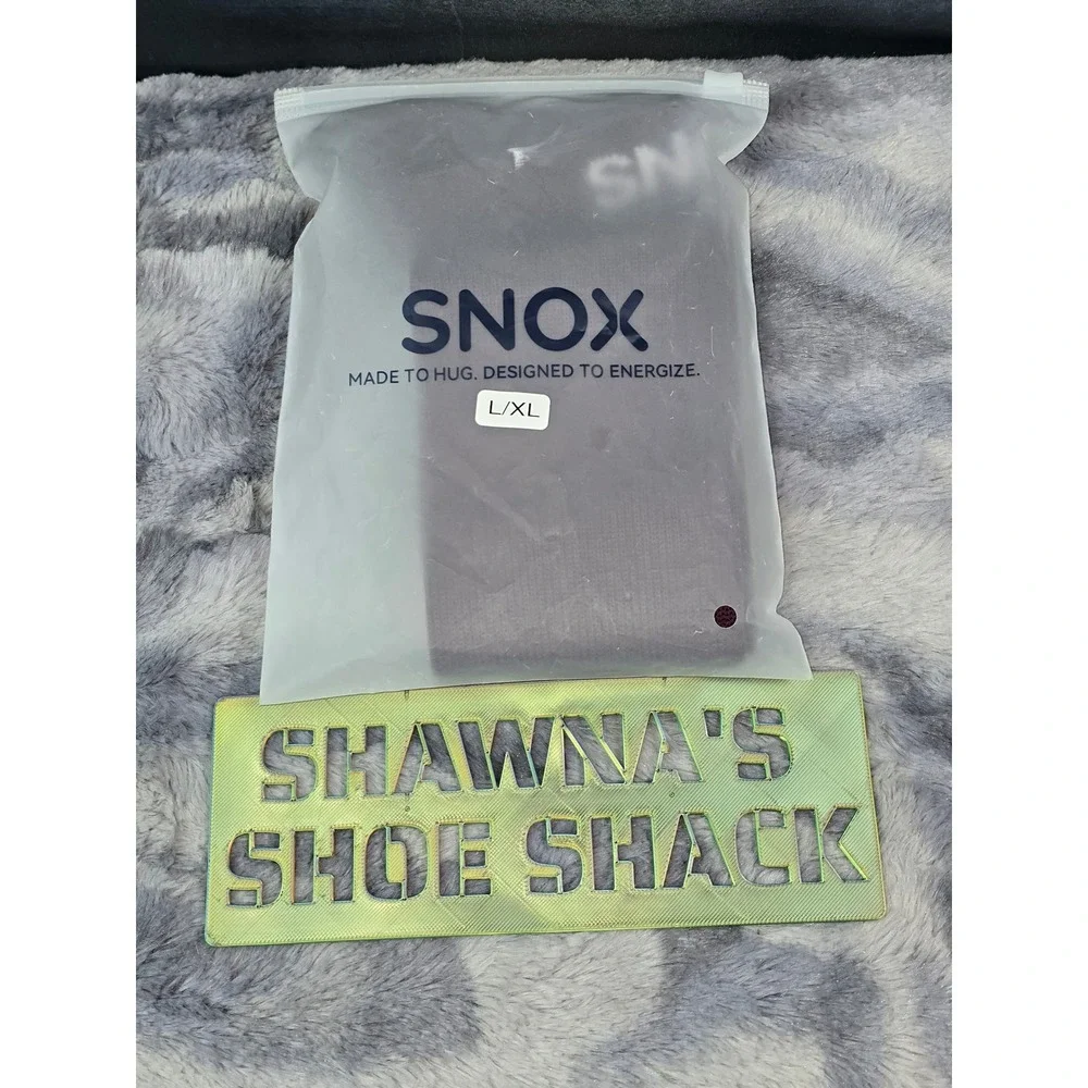 NWT SNOX Compression Socks Burgundy Knee High Women L/XL